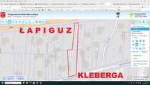 Działka Budowlana Łapiguz Kleberga 1423m.kw.