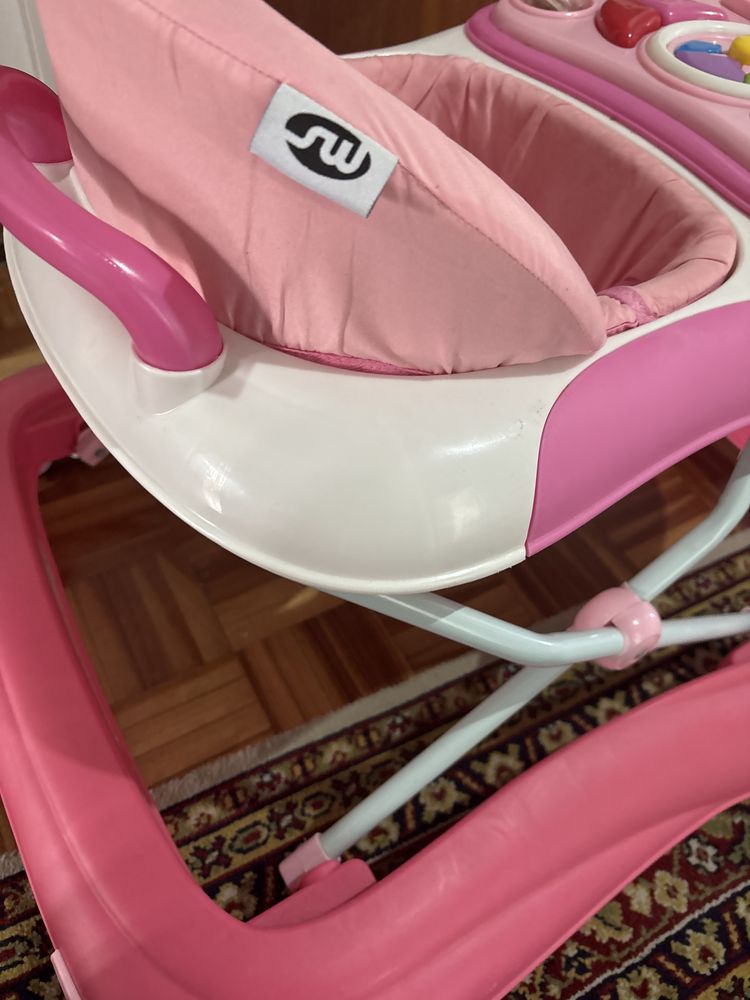 Andandor de bebé MS Basic rosa