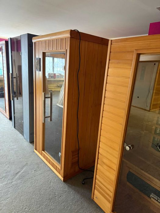 Sauna infrared sucha parowa Cedr 120 130  200 Kwarcowa Jak Nowa