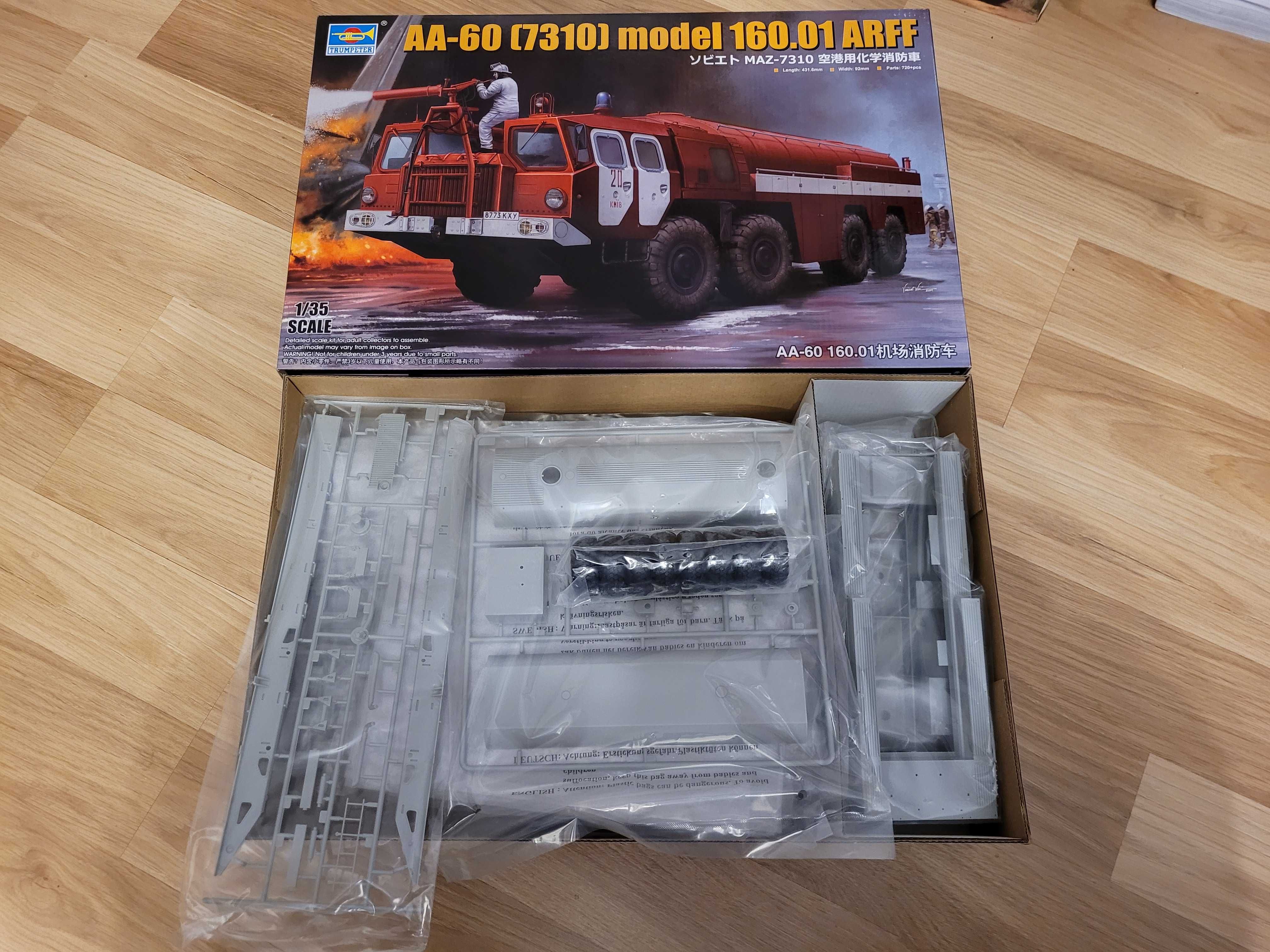 * Trumpeter - 1:35 * Airport Fire Fighting Vehicle AA-60 (MAZ-7310)