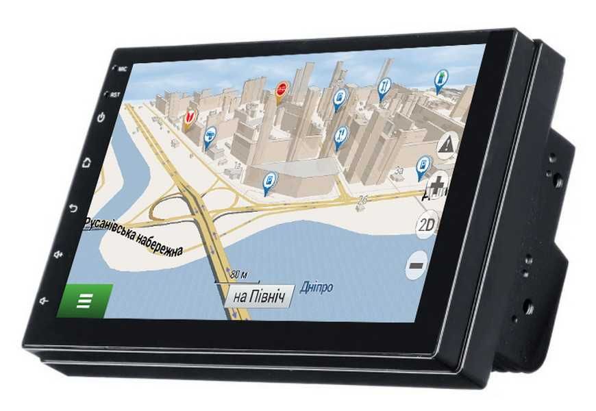 Автомагнітола універсальна на Андроїд Dakota 2DIN з GPS Bluetooth 2024