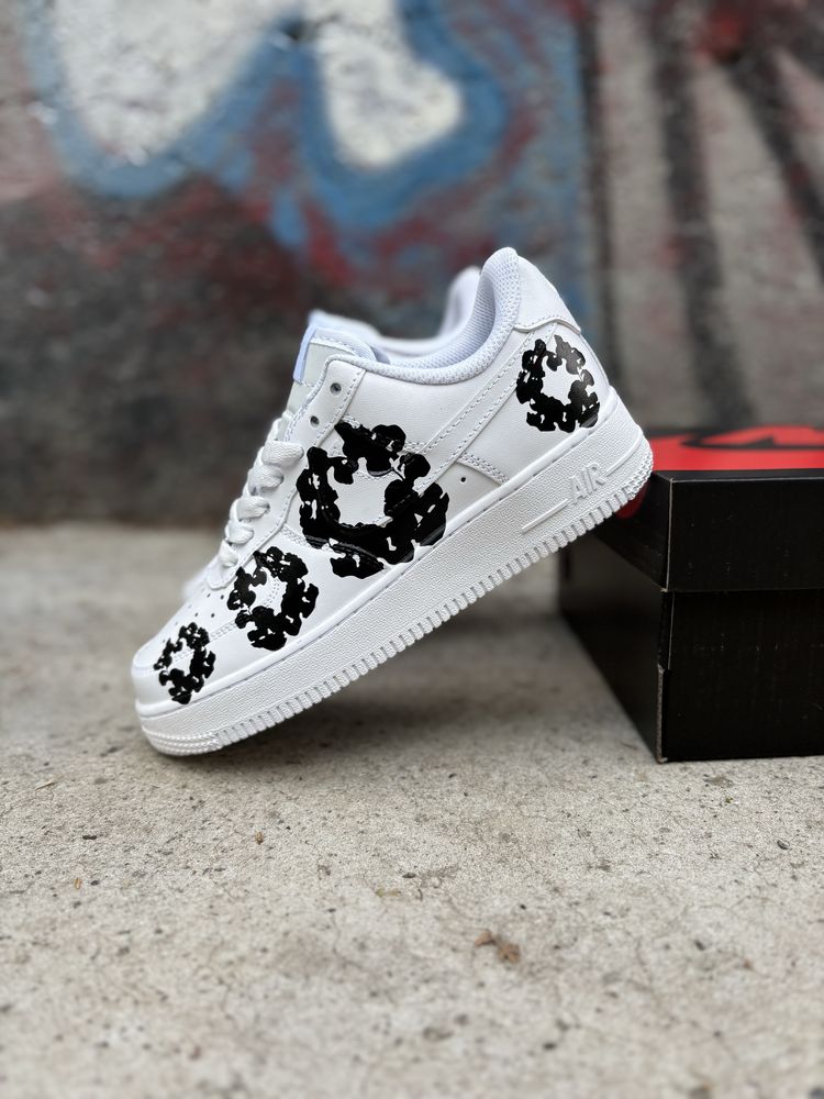 Жвночі кросівки Nike Air Force Low Valentines Day low denim
