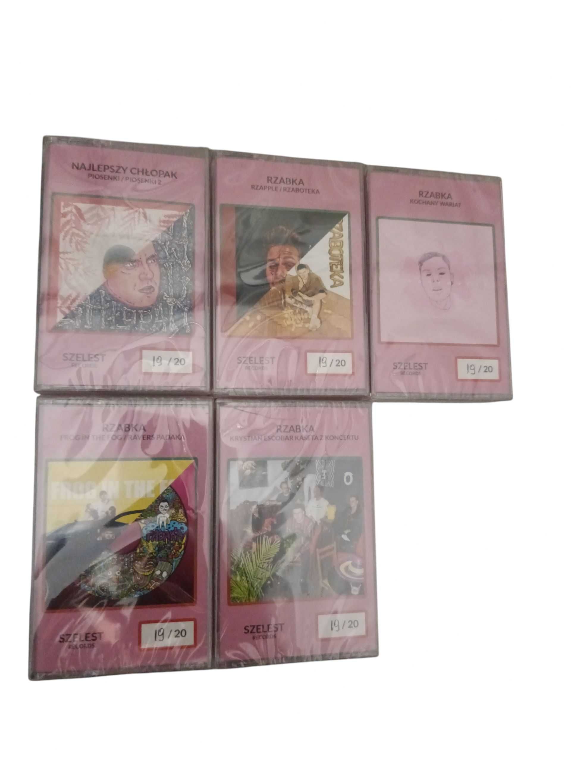 Rzabka kasety magnetofonowe Szelest Records 5 kaset