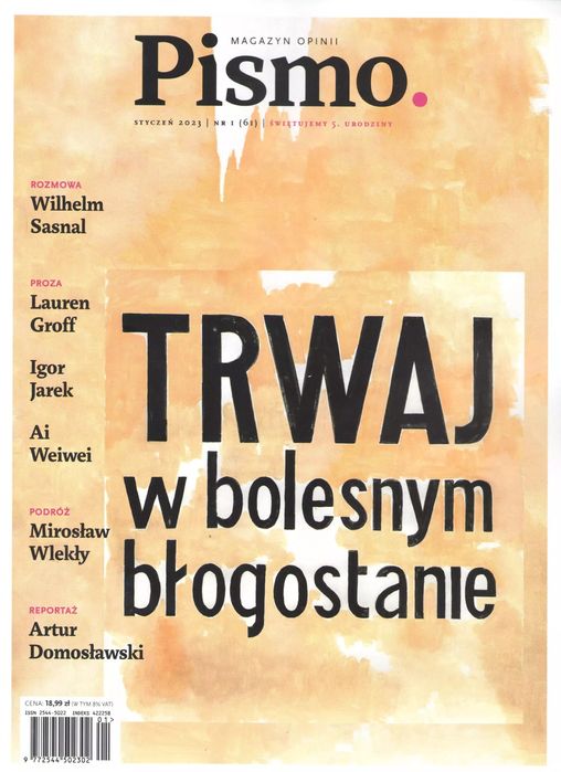 Pismo 1/2023. FUNDACJA PISMO