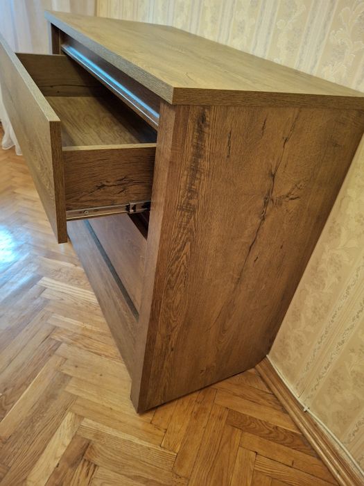 Комод VEDDE 3 шухляди колір дикий темний дуб - терміново