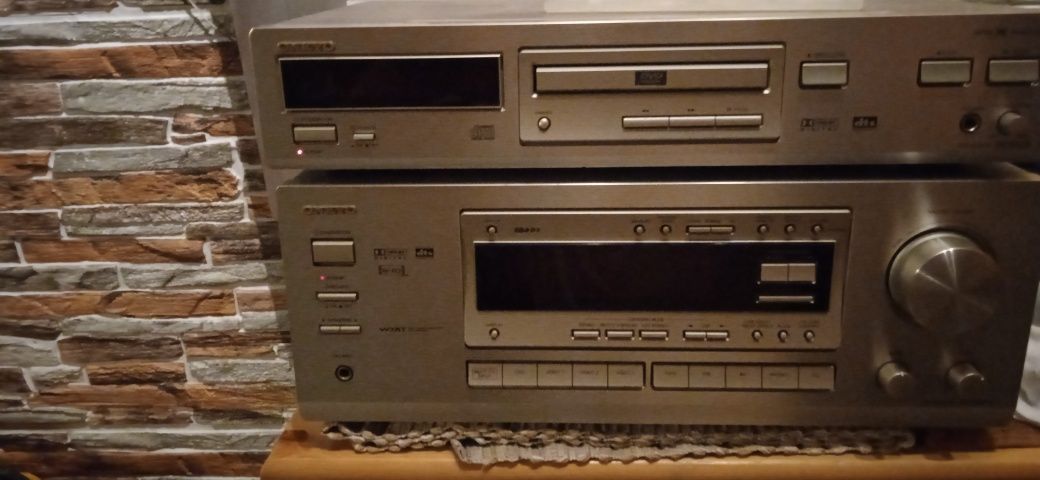 zestaw nagłośnienie onkyo technics stan igła