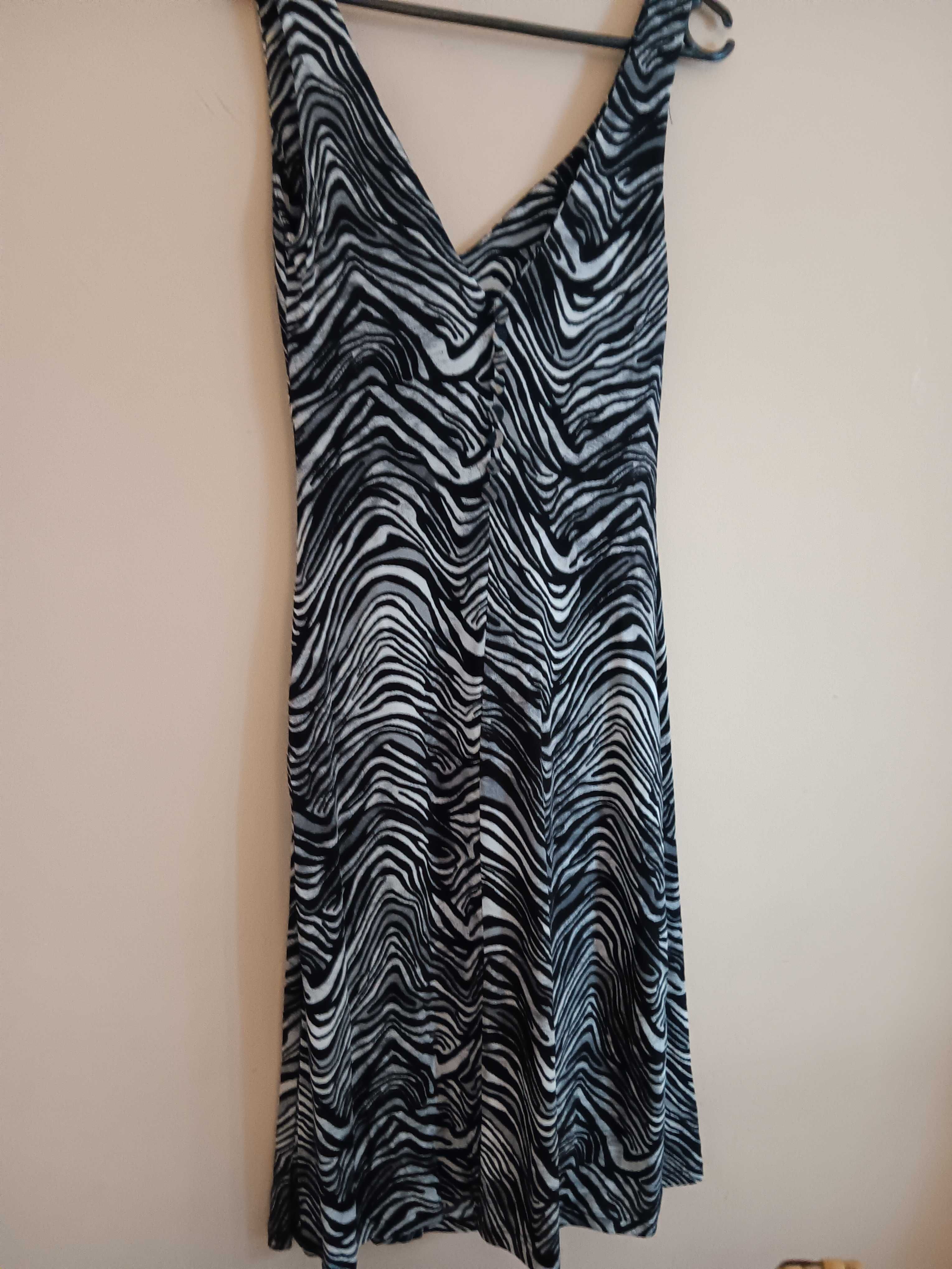 Vestido animal print (zebra) Mango
