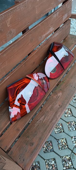 Lampy VW Golf 5 V ciemne dymione GTI R32