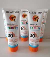 2 sztuki Kolastyna emulsja do opalania dla dzieci SPF 30 - 250 ml.