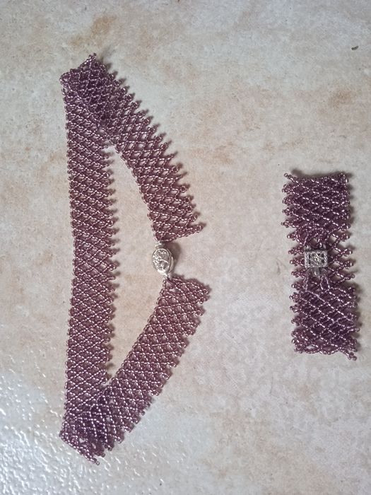 OKAZJA!!! Zestaw biżuterii: naszyjnik i bransoletka NOWE