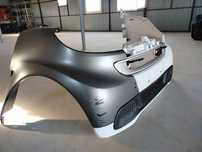Smart fortwo II 2007  Lift z przodu zderzak przedni