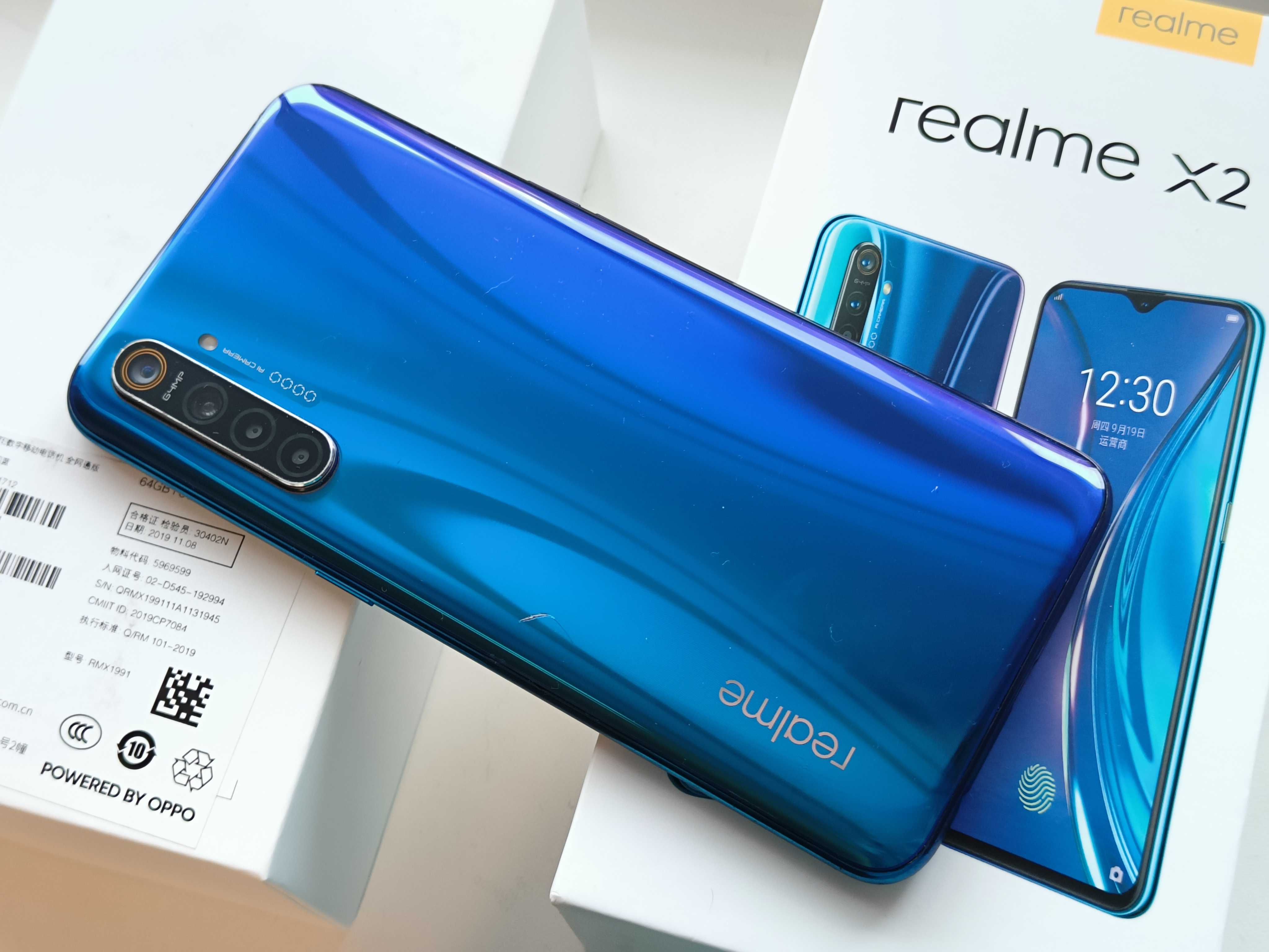 Realme X2 6Gb 64Gb, Snapdragon 730G, NFC, Amoled