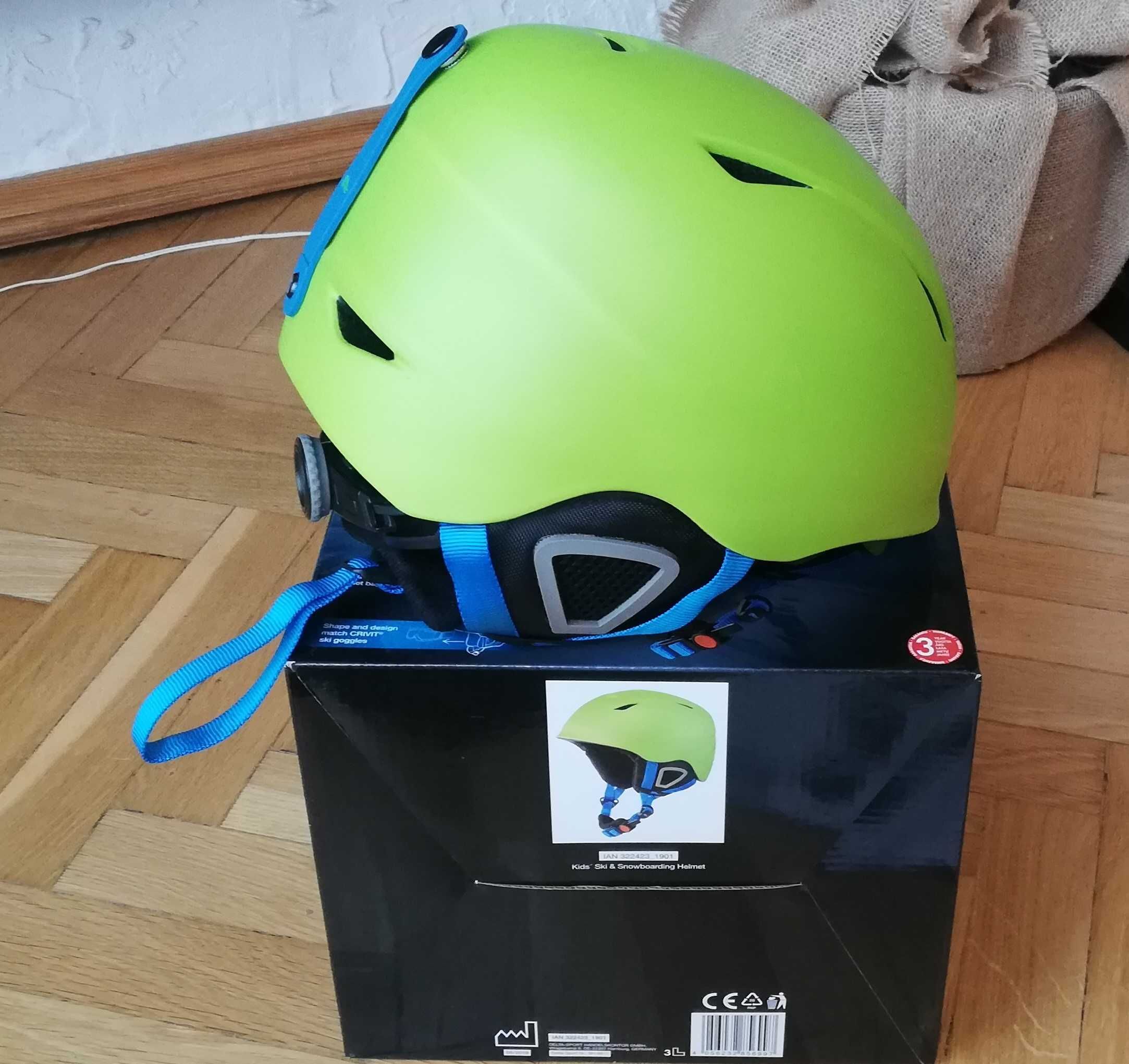 Kask dziecięcy na narty, snowboard