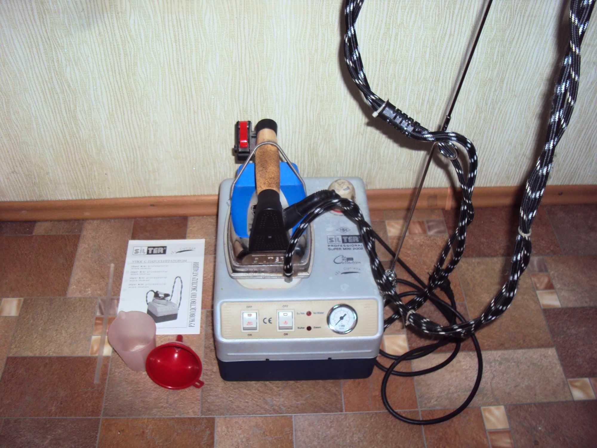 Парогенератор з утюгом  Silter Super mini professional. Праска