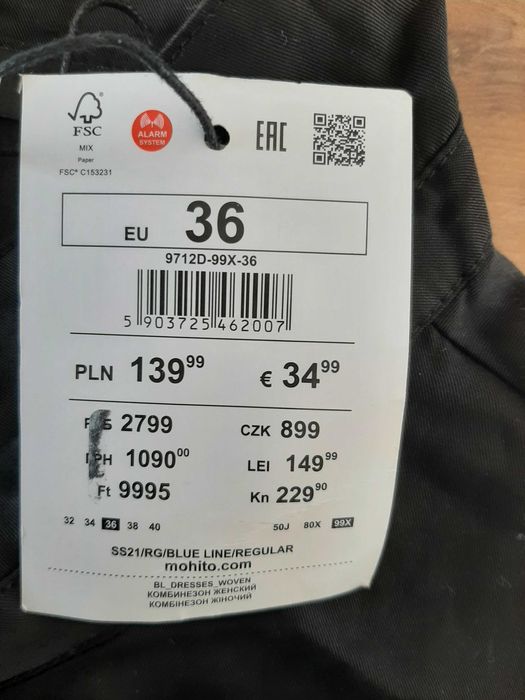 Kombinezon Mohito Nowy