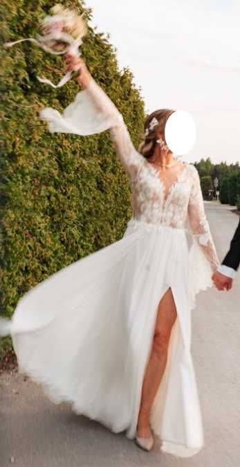 Suknia ślubna Villa Annais Bridal + welon