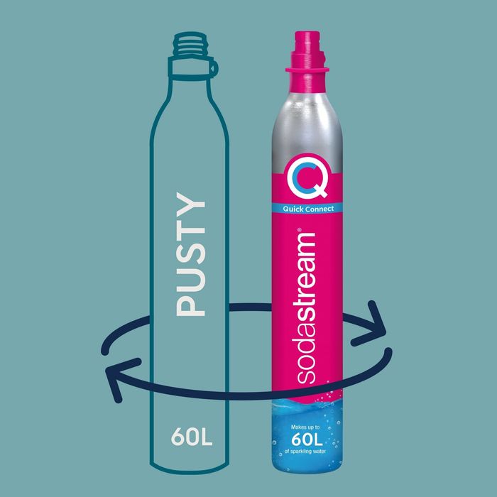 Wymiana butli soda stream pusta/pełna napełniane