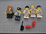 LEGO mini figurki złodzieje. Policja.
