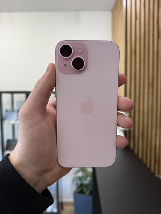 Telefon iPhone 15 128GB Różowy Apple Gwarancja iTrade