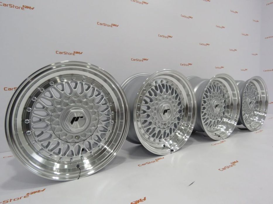 Jantes Japan Racing JR9 15 '' 7 + 8j et20 4x100 + 108 Silver