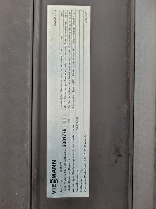 Solar panel kolektor VIESSMANN vitosol