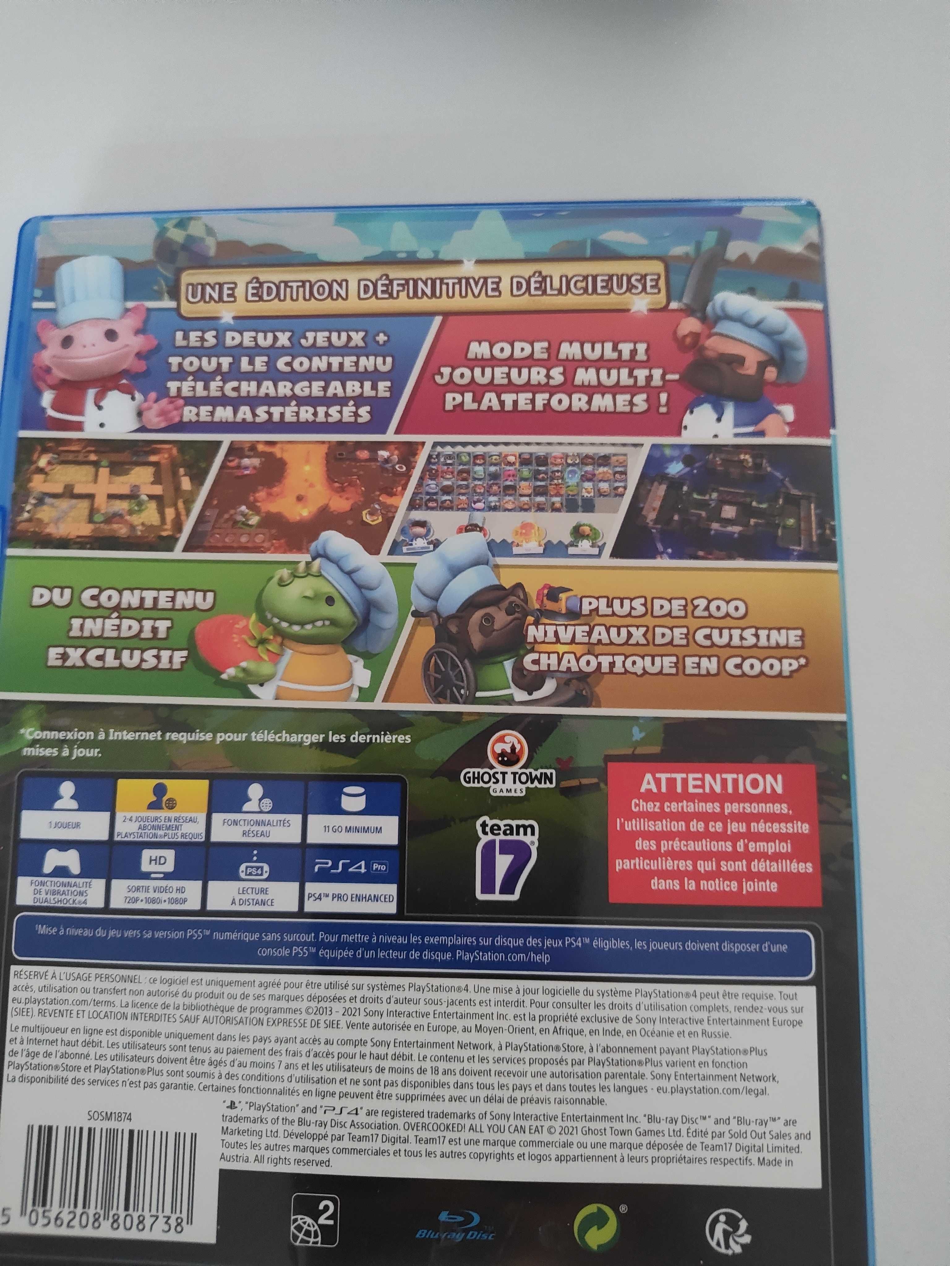 Overcooked Jesz Ile Chcesz playstation 4 Overcooked All You can eat