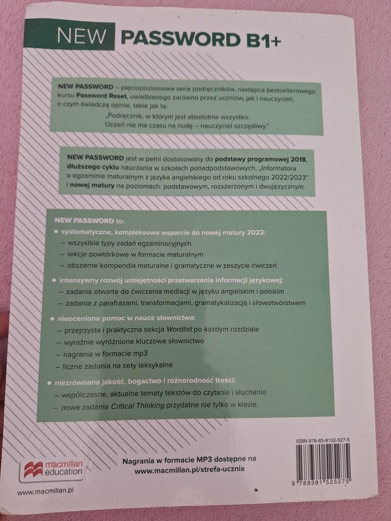 New password B1+