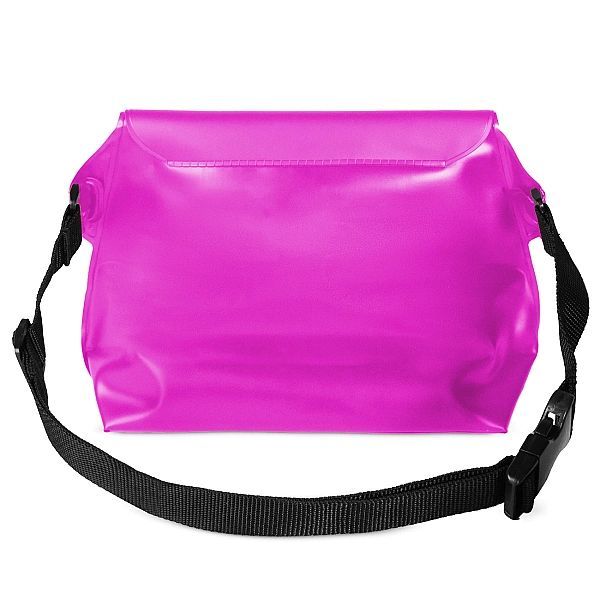 Wodoodporna saszetka / nerka Pvc - różowa