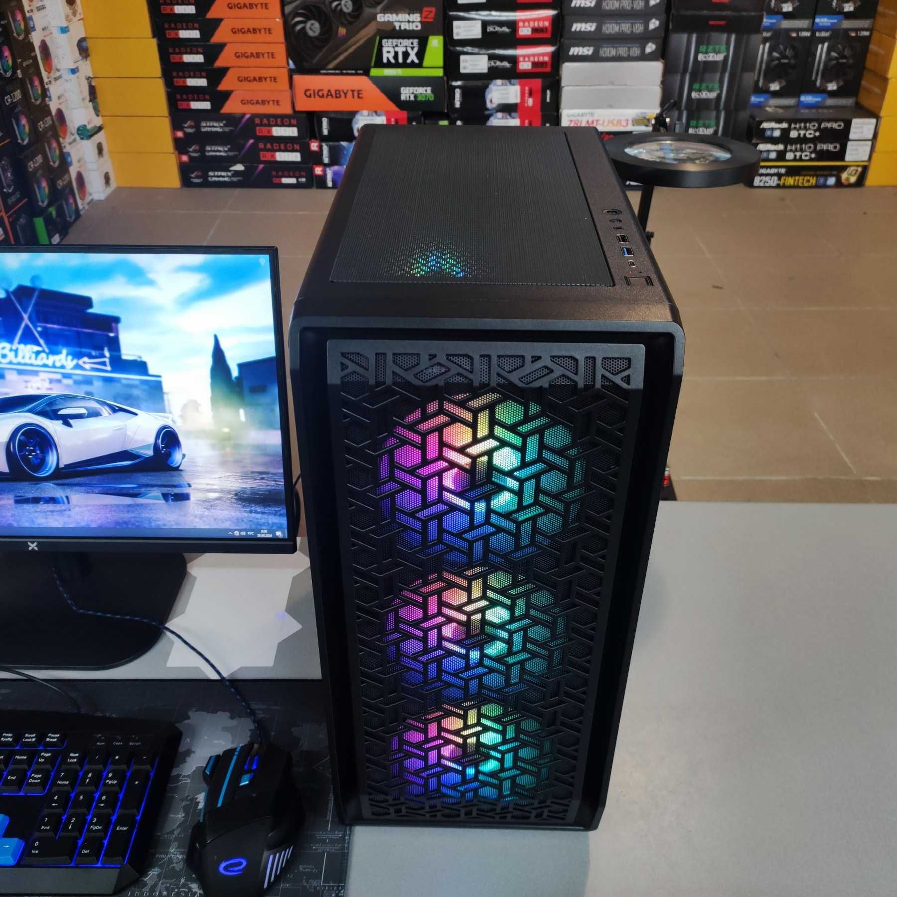 Ігровий Комп'ютер, Монітор, Клавіатура, Мишка, i5-11400, RTX 3070ti