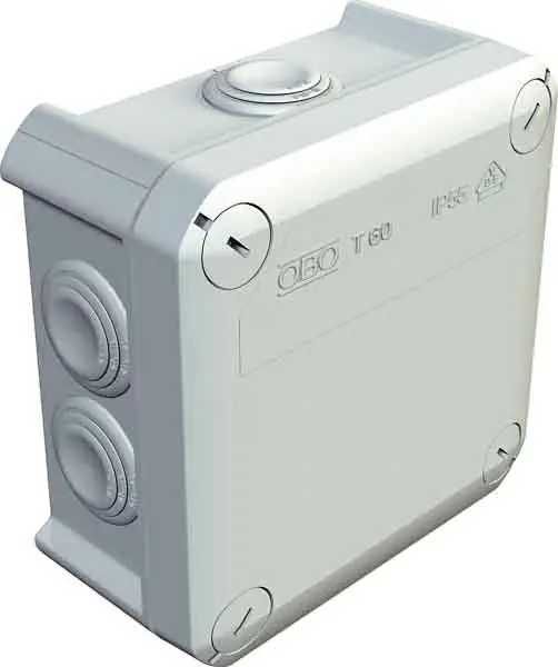 Коробка розподільча Т29, 80х51, ІР55, УФ, ударостійка, OBO T40 60 100