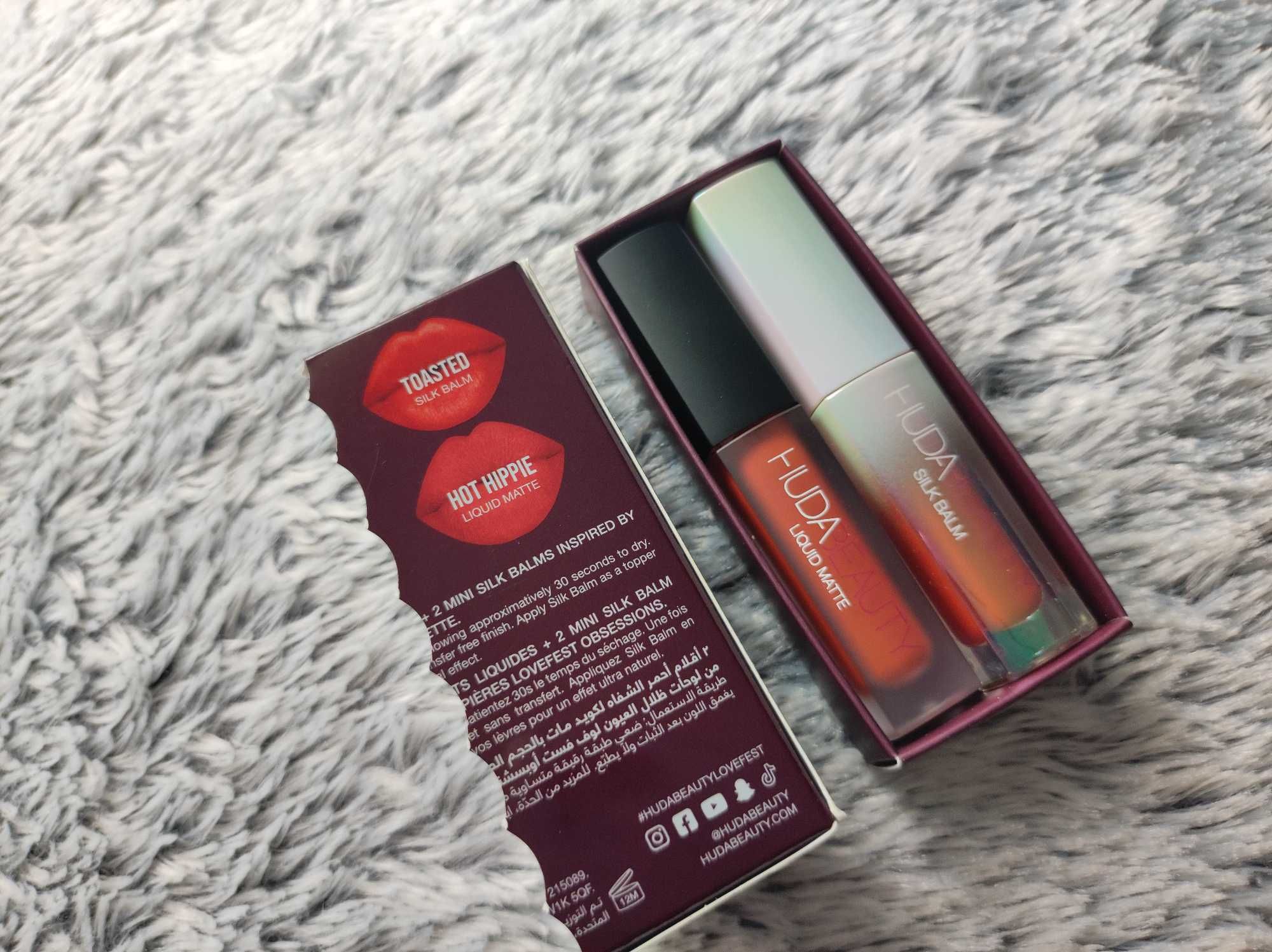 Huda Beauty - zestaw dwóch pomadek do ust