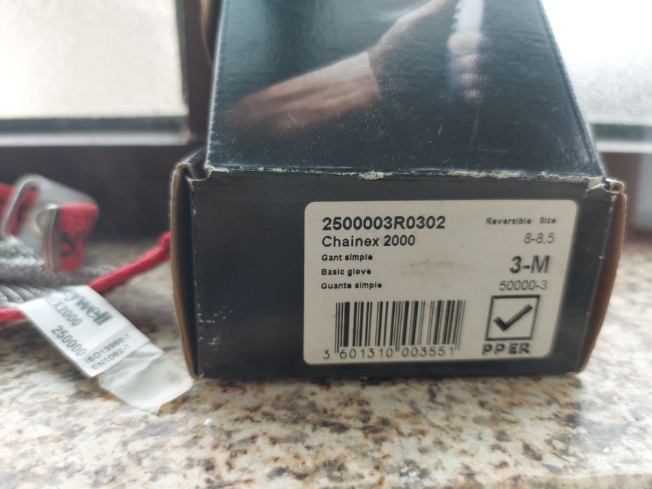 1 luva malha de aço nova marca Honeywell +1 óculos Honeywell l