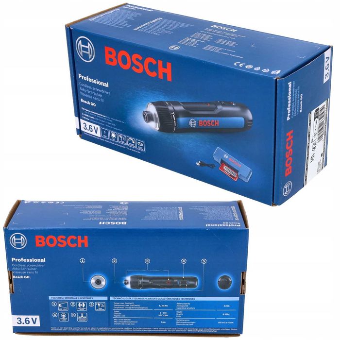 [NOWY] Akumulatorowy śrubokręt Bosch – precyzyjny kompaktowy GWARANCJA