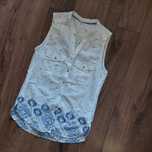 H&M_Klasyczna bluzka koszulowa_bawełna_M