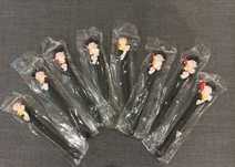 Conjunto 8 canetas em massa Biscuit