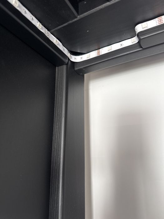 Łóżko na antresoli pietrowe NizioHome czarne