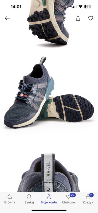 Buty decathlon newfeel r.41 nordic walking