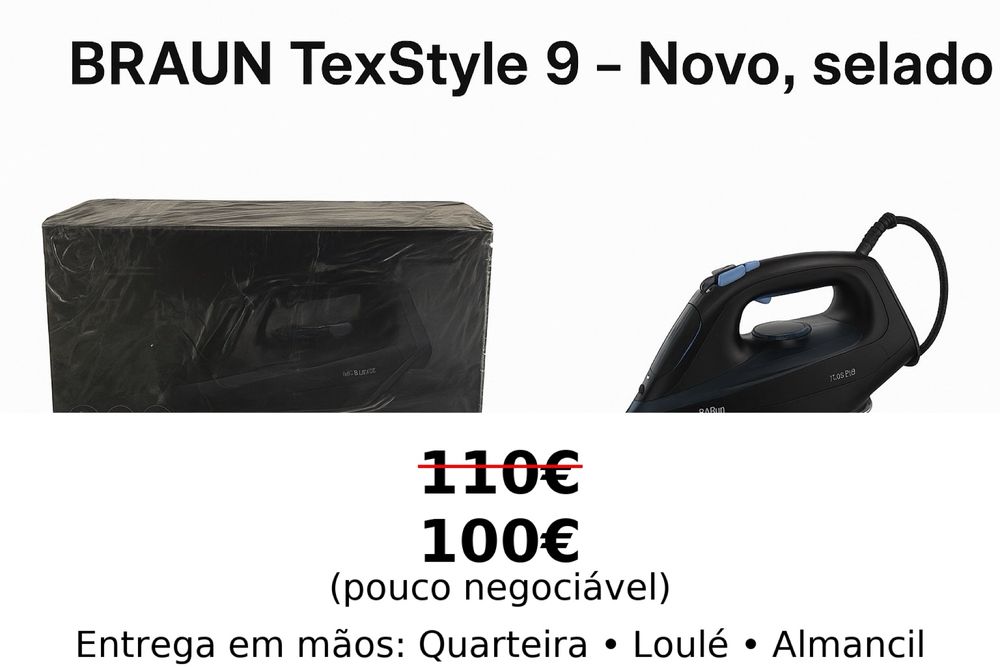 Ferro de emgomar Braun Linha premium