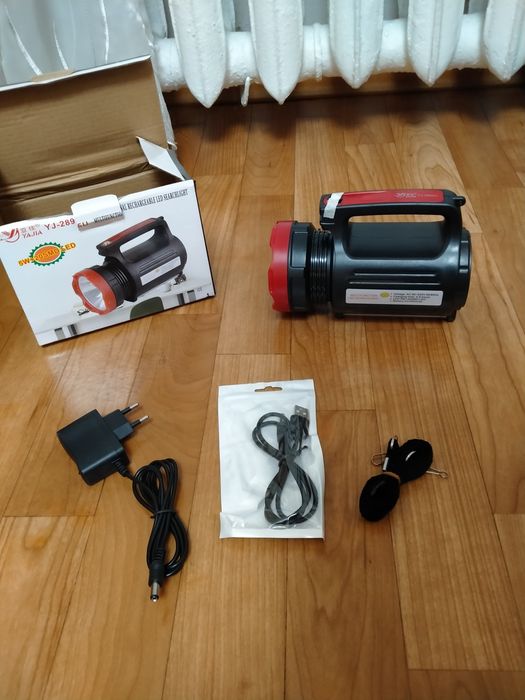 Фонарь. прожектор аккумуляторный Yajia YJ 2895 USB Power Bank