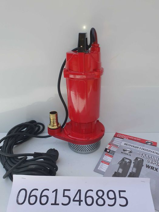 Насос 1,5 Kw фекальный дренажный фекальний дренажний (ДОСТАВКА ПОШТОЮ)