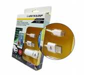 DUNLOP Adapter przejściówka samochodowa USB kabel micro usb