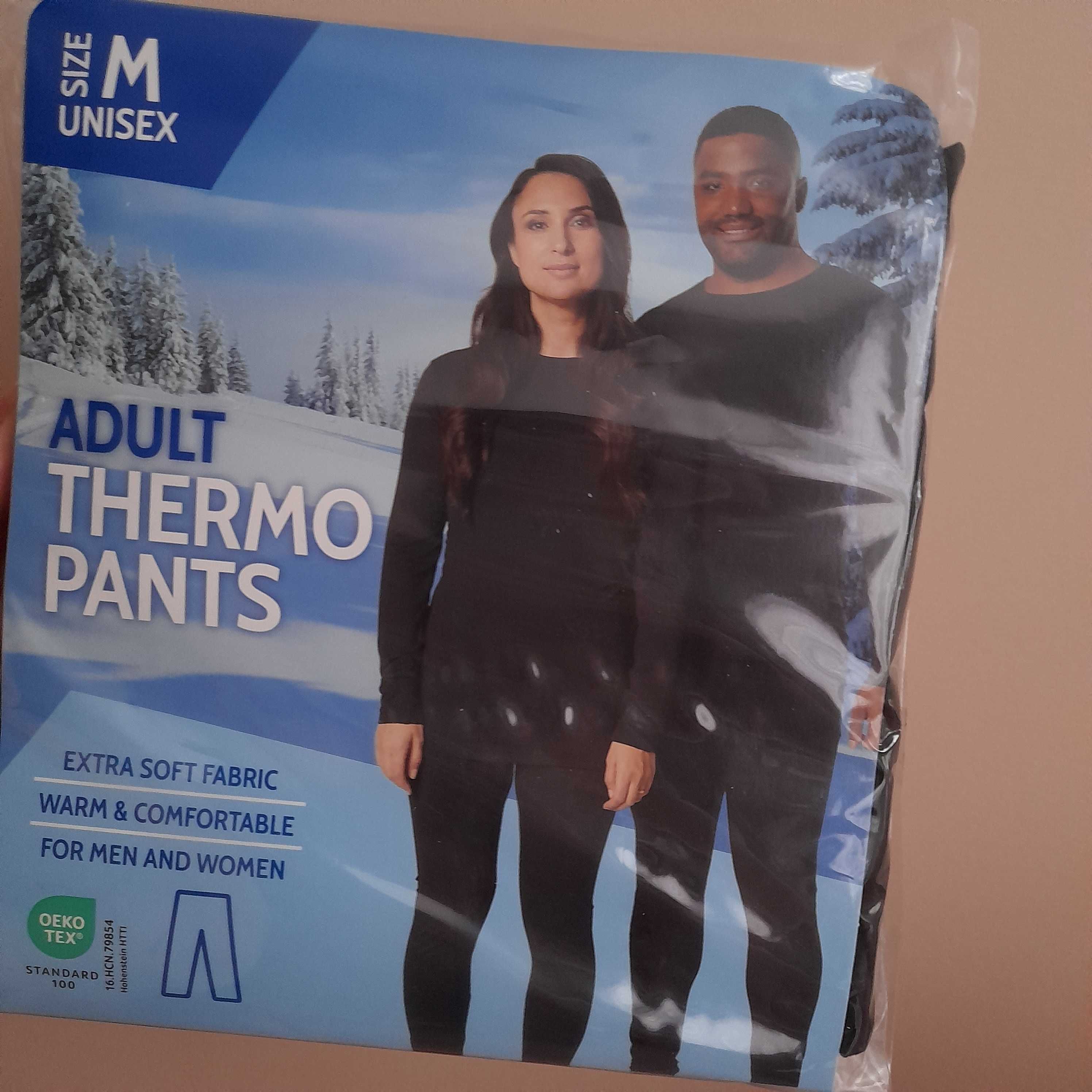 Spodnie legginsy termiczne damskie czarne M