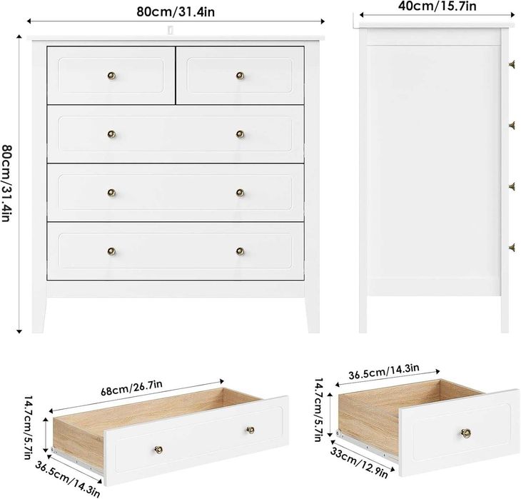 Nowa komoda / regał / szafka / organizer / kredens / FOREHILL / A3090!