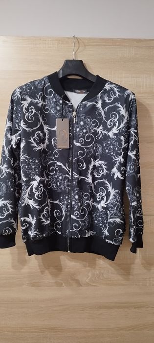 Bluza na zamek, bluzka damska posiada kieszenie Esilla oversize