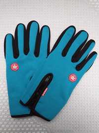 Ciepłe, wiatroszczelne, wodoodporne rękawiczki, rozmiar XL