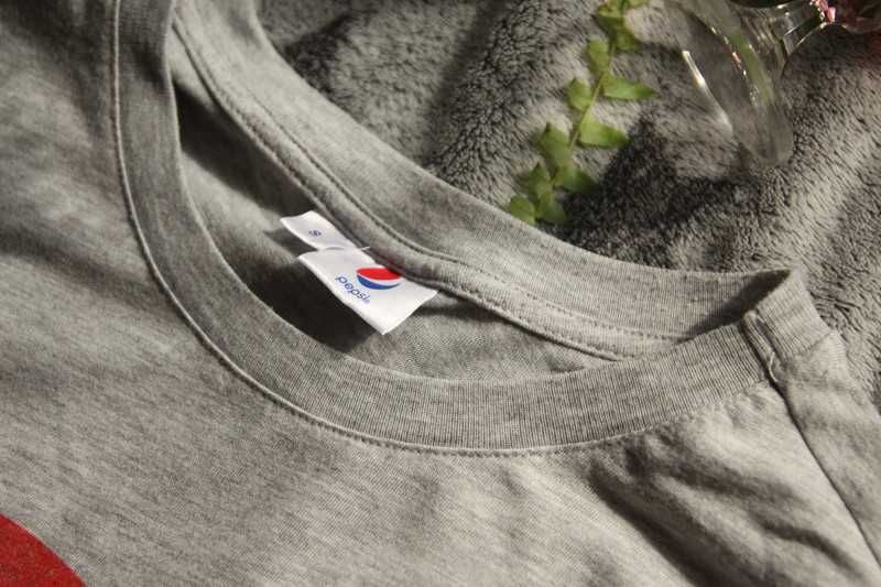 oryginalna t-shirt Bluzka koszulka pepsi coca cola szara letnia S