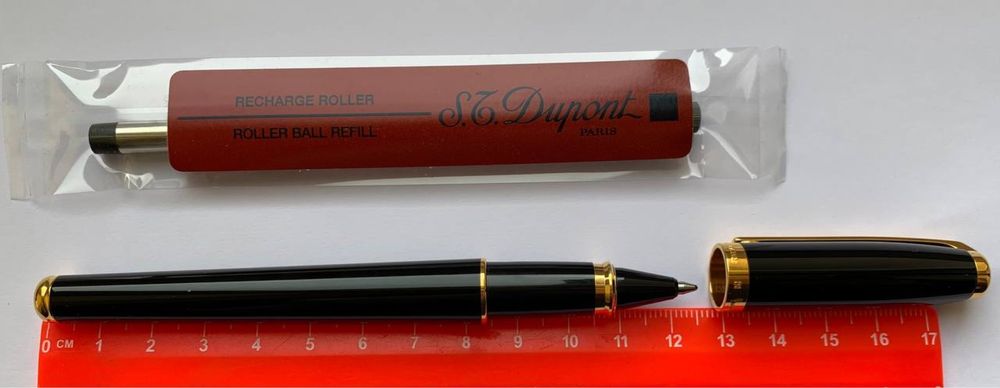 Ручка S.T. Dupont 0452403 оригинал, новая, роллер - позолота