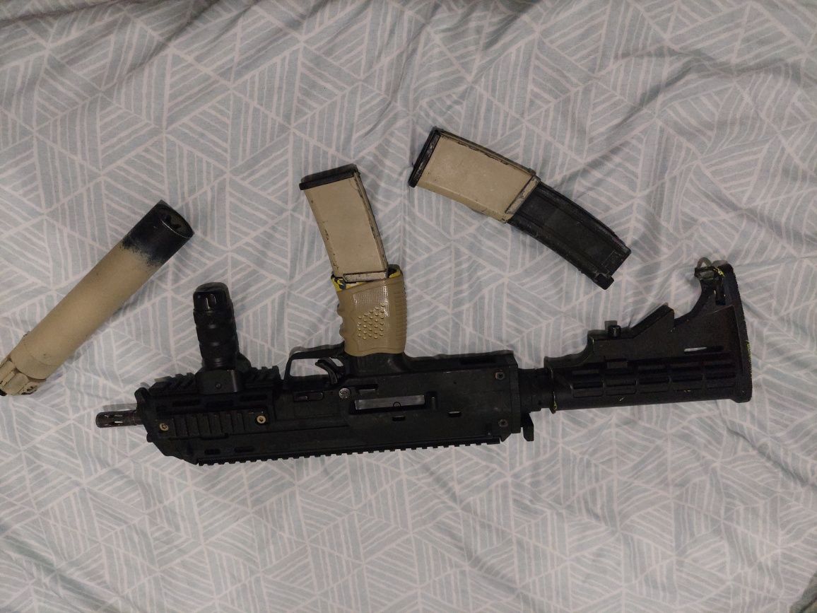Airsoft Vfc mp7 gbb  v2 impecáveis, internos novos