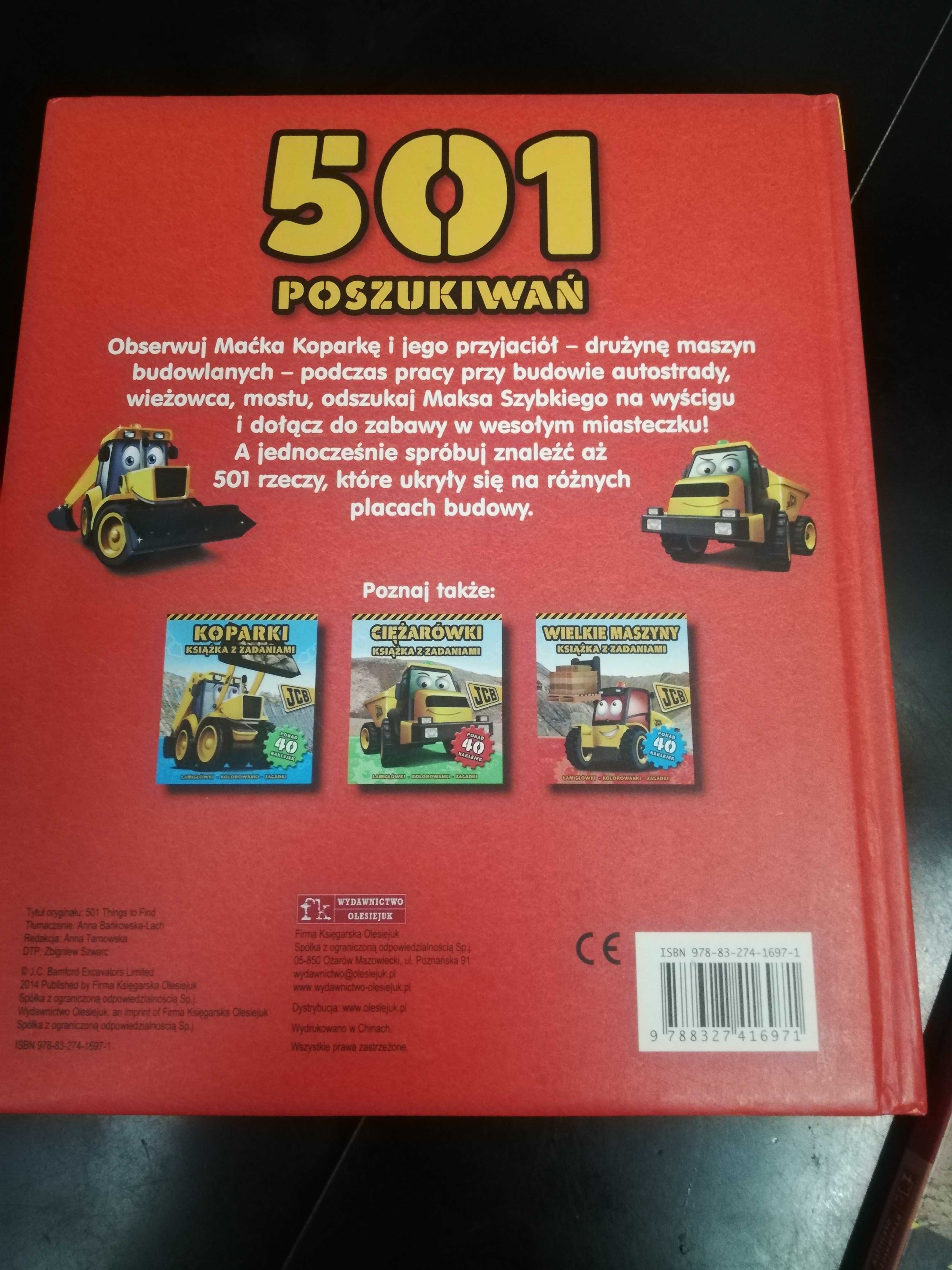 Zestaw książek koparki JCB