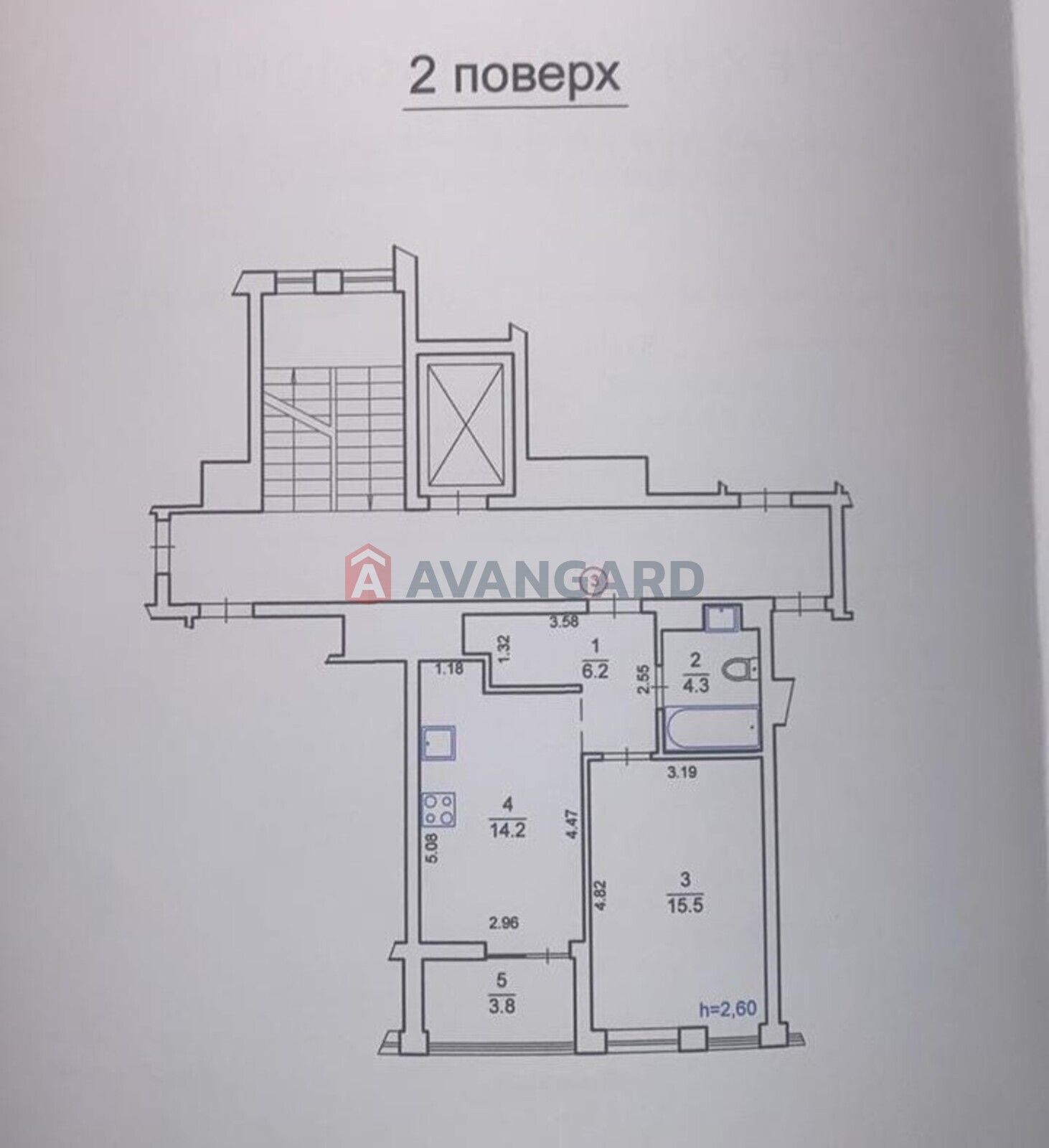 Продаж 1 кім. квартири ЖК на Стрийська 45 ,